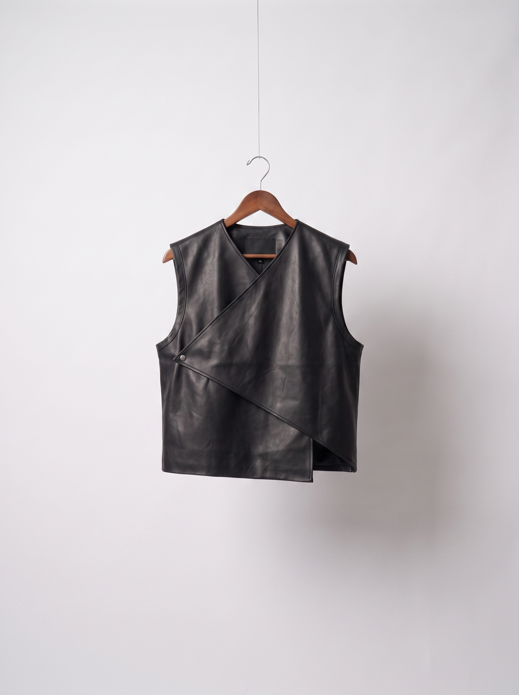 The Faux Leather Star Vest