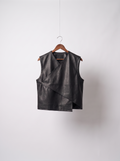 The Faux Leather Star Vest
