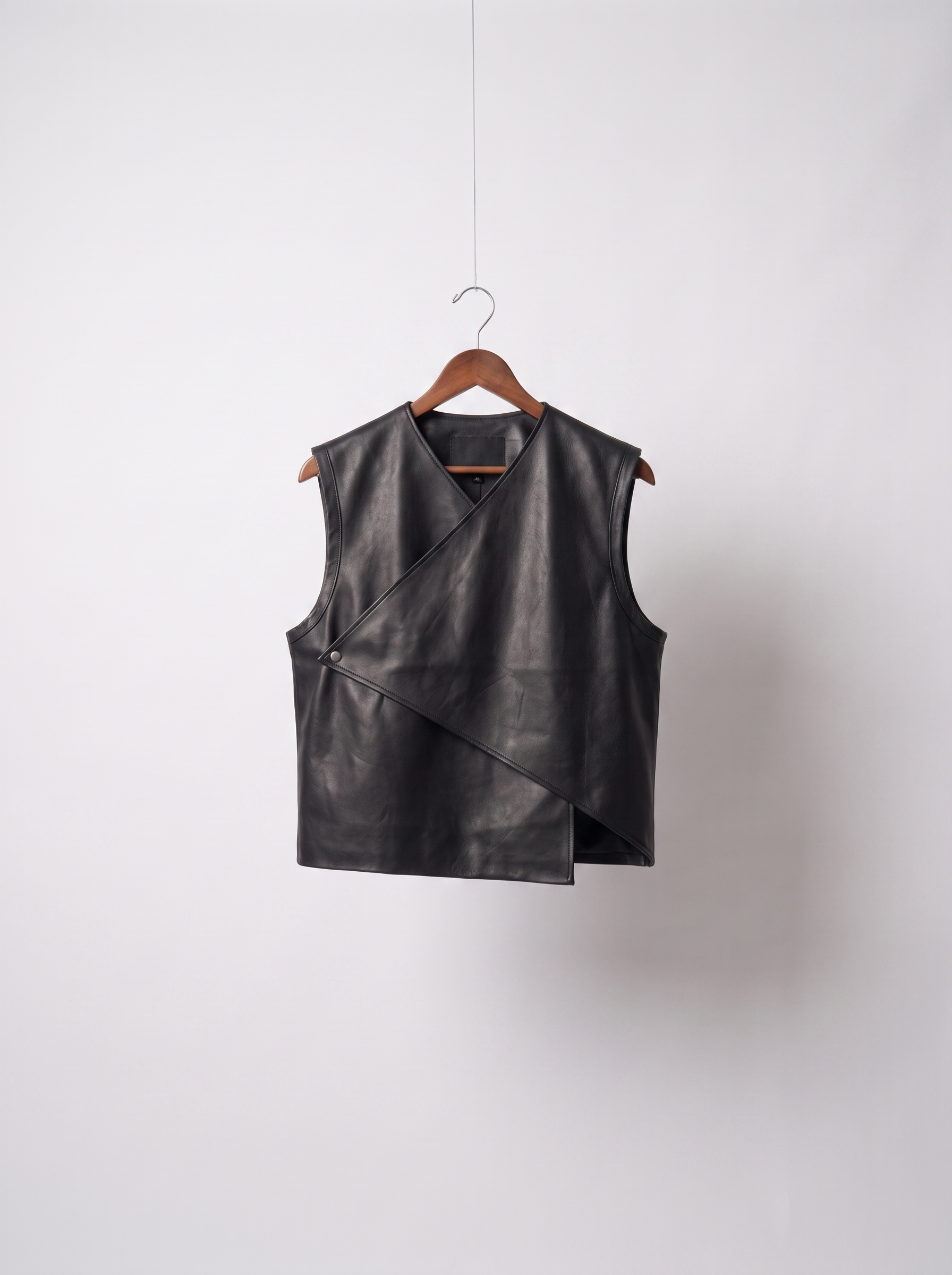 The Faux Leather Star Vest